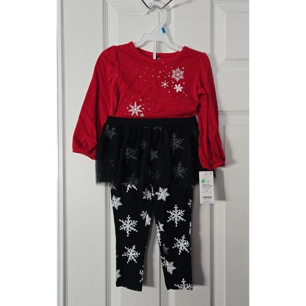 Carter's Christmas 2 Piece Set Size 24‎ Months NWT